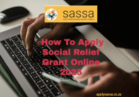 How To Apply Social Relief Grant Online 2025