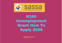 R350 Unemployment Grant How To Apply 2025