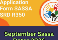 September Sassa Dates 2026
