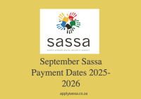 September Sassa Payment Dates 2025-2026