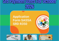Srd Payment Dates For October 2026