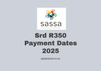 Srd R350 Payment Dates 2025