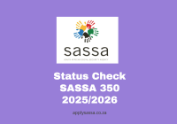 Status Check SASSA 350 2025/2026