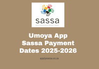 Umoya App Sassa Payment Dates 2025-2026