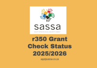 r350 Grant Check Status 2025/2026