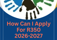 How Can I Apply For R350 2026-2027