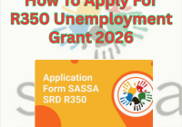 How To Apply For R350 Unemployment Grant 2026