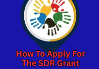 How To Apply For The SDR Grant 2026
