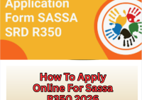 How To Apply Online For Sassa R350 2026