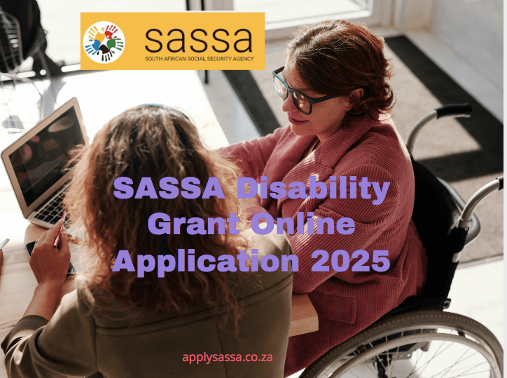 SASSA Disability Grant Online Application 2025 SASSA Grant 2025