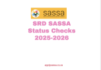 SRD SASSA Status Checks 2025-2026