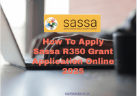 How To Apply Sassa R350 Grant Application Online 2025