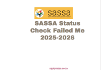 SASSA Status Check Failed Me 2025-2026