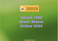 Check r350 Grant Status Online 2025