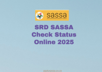 SRD SASSA Check Status Online 2025