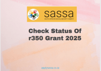 Check Status Of r350 Grant 2025