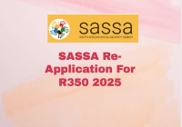 SASSA Re-application For R350 2025