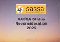 SASSA Status Reconsideration 2025