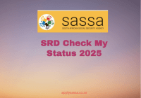 SRD Check My Status 2025