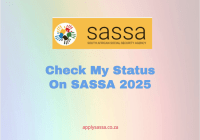 Check My Status On SASSA 2025