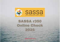 SASSA r350 Online Check 2025