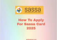How To Apply For Sassa Card 2025