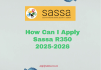 How Can I Apply Sassa R350 2025-2026