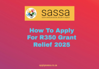 How To Apply For R350 Grant Relief 2025