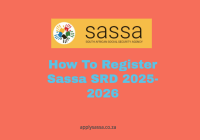 How To Register Sassa SRD 2025-2026