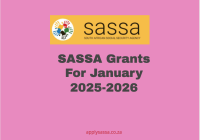 SASSA Grants For January 2025-2026