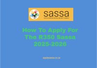 How To Apply For The R350 Sassa 2025-2026