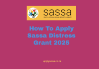 How To Apply Sassa Distress Grant 2025