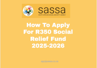 How To Apply For R350 Social Relief Fund 2025-2026