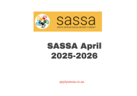 SASSA April 2025-2026