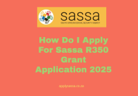 How Do I Apply For Sassa R350 Grant Application 2025