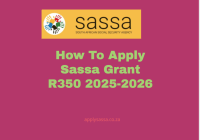 How To Apply Sassa Grant R350 2025-2026