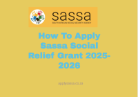 How To Apply Sassa Social Relief Grant 2025-2026