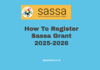 How To Register Sassa Grant 2025-2026