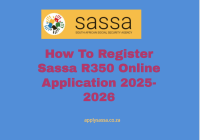 How To Register Sassa R350 Online Application 2025-2026