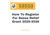 How To Register For Sassa Relief Grant 2025-2026