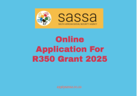 Online Application For R350 Grant 2025