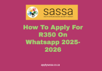 How To Apply For R350 On Whatsapp 2025-2026