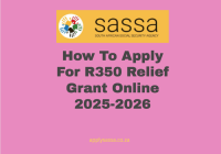 How To Apply For R350 Relief Grant Online 2025-2026