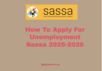 How To Apply For Unemployment Sassa 2025-2026