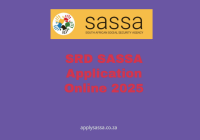 SRD SASSA Application Online 2025