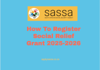 How To Register Social Relief Grant 2025-2026