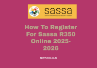 How To Register For Sassa R350 Online 2025-2026