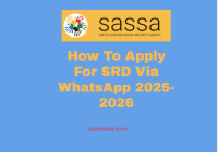 How To Apply For SRD Via WhatsApp 2025-2026