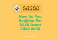 How Do You Register For R350 Grant 2025-2026