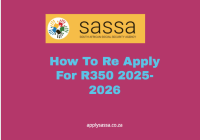 How To Re Apply For R350 2025-2026